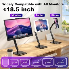 Portable Monitor Stand Holder for 6-18.5 Inch,Universal Desktop Version