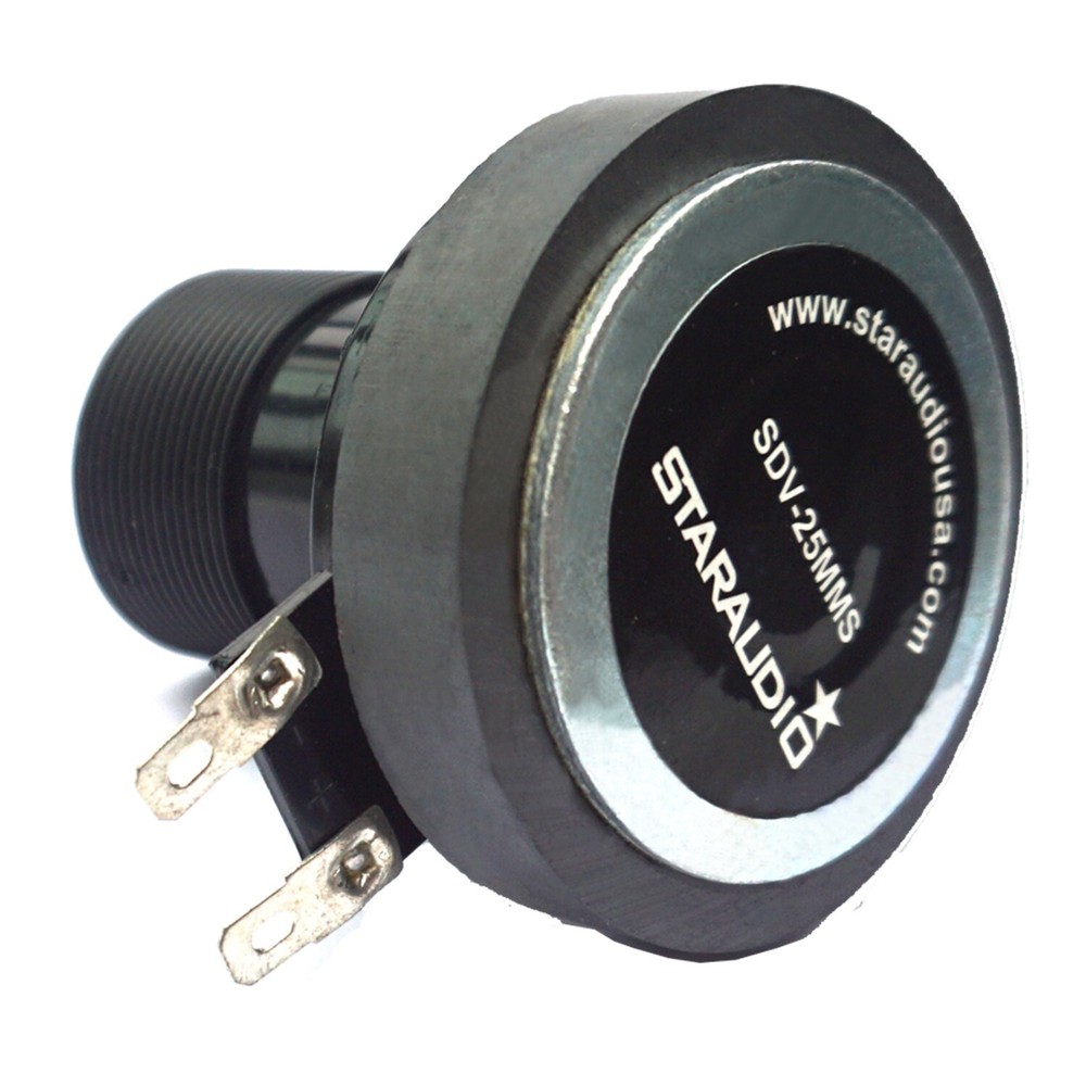 25MM Titanium PA Driver Compression Screw-on Horn Powered Speaker Driver Tweeter