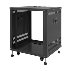12U AV Rack Stand with Caster Wheels Network Stereo Recording Studio Rack – 2057