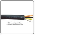 Speaker4 13GA 2CH, 4-Wire Speaker Cable Sold in 10 foot units Made in the USA