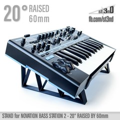 STAND for NOVATION BASS STATION 2 / AFX STATION – 20° Raised 60mm