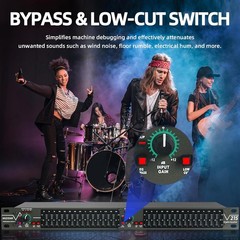 QST Graphic Equalizer 31-Band Stereo EQ for Home Audio Dual Channel Professional