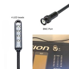 22″ inch Flexible Gooseneck 4 LED DJ Mixer Light Lamp for BNC Port