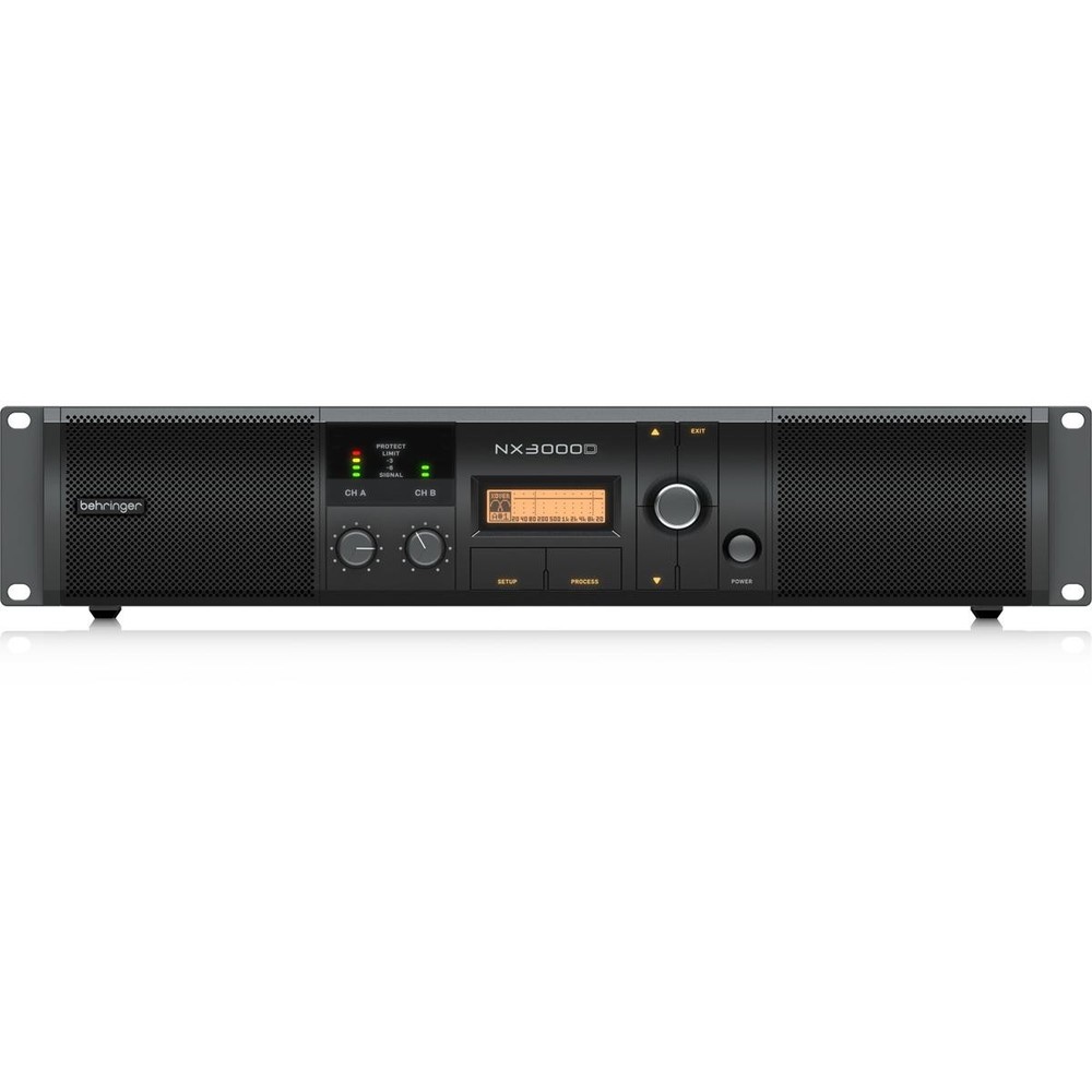 Behringer NX3000D Ultra-Lightweight 3000-Watt Class-D Power Amplifier with DSP C