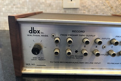 DBX II 124 Noise Reduction System 4 Channel Wood Box Perfect Working Condition