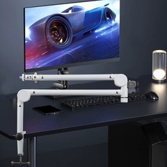 Microphone Arm Stand Half Circular Angle Management Feature Cable Planner
