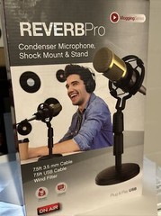 BRAND NEW PodCast Mic Series Reverb Pro Condenser Microphone Shock Mount Stand