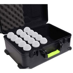 Gator Cases SH-MICCASE15 Plastic Travel Case for (15) Wired Microphones idjnow