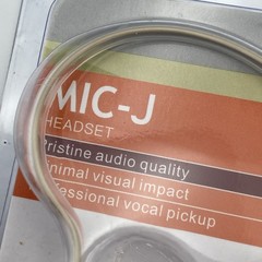 J K Pro Earhook Headset Headworn Microphone MIC-J 071S Compatible with Shure Wir