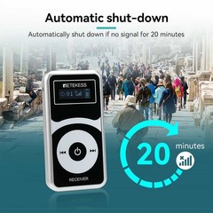 T131P Tourguide System Receiver Long Battery Life for Tour Travel Training