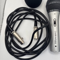 Audio Technica ATR2100-USB Dynamic Microphone USB XLR Silver Podcasting
