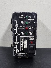 Whirlwind Cable Tester Audio Microphone Guitar Instrument Tool w/ Belt Clip