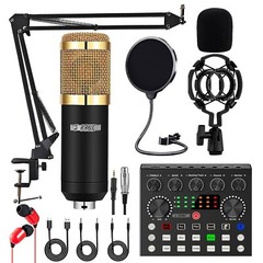 5Core Pro Studio Recording Kit Podcast Mixer Equipment Condenser Microphone Set