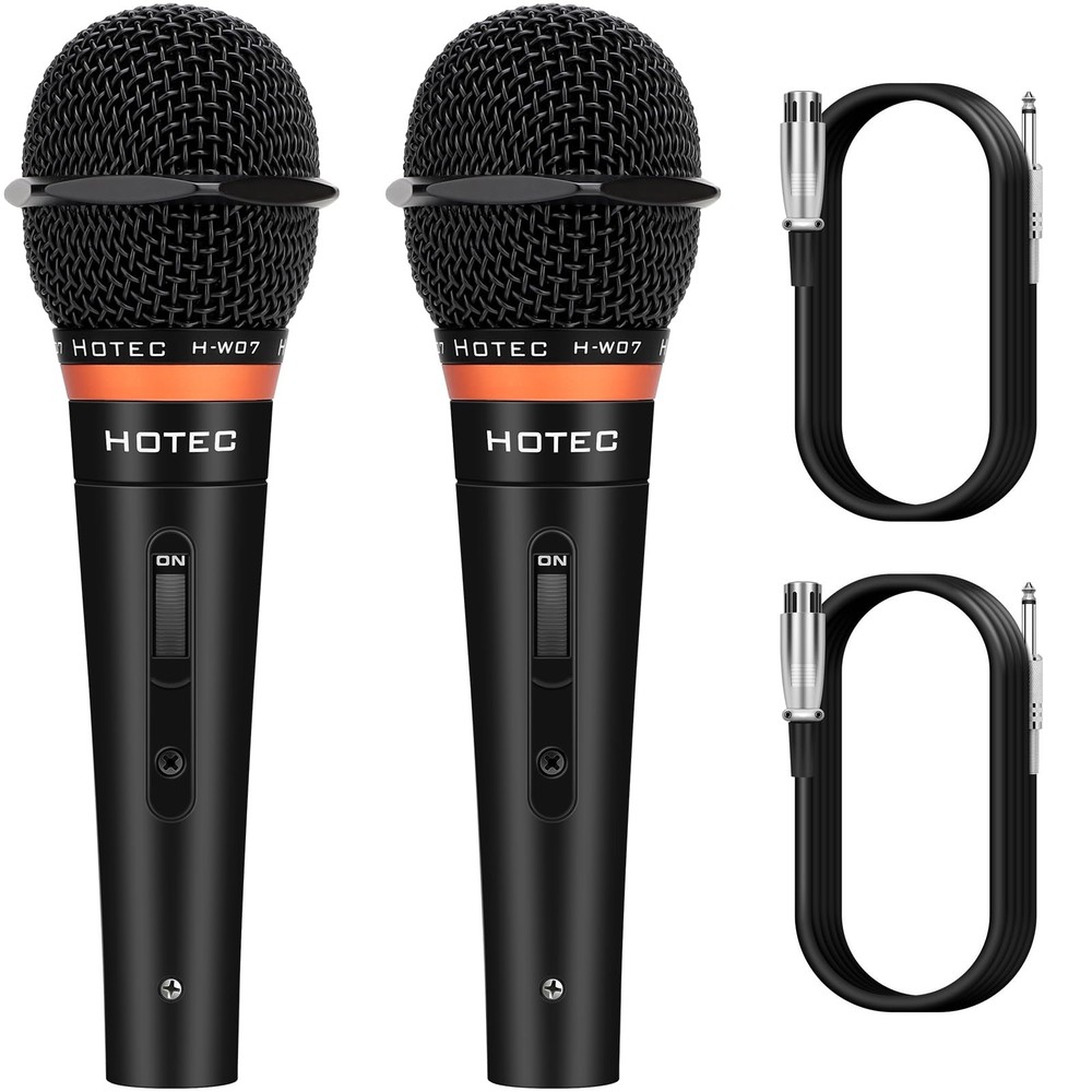 Premium Wired Vocal Dynamic Handheld Microphones – Includes 19ft Detachable X…
