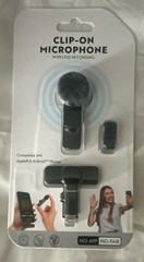 Wireless USB-C Lavalier Microphone Clip-On for Apple / Android Plug and Play