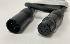 Pro Co Sound Professional 3′ DMX 5-Pin Extension XLR Male to Female Cable – NEW