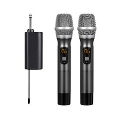 Pyle PDWMU214 Wireless Microphone System Kit – Dual Professional