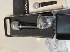 Rockville RMC-XLR High Performance Hand Held Dynamic Vocal Microphone With Case