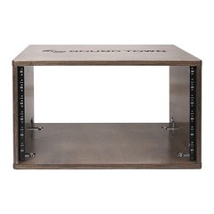 Sound Town DIY 6U Studio Rack w/ Baltic Birch Plywood Weathered Brown (SDRK-Y6B)
