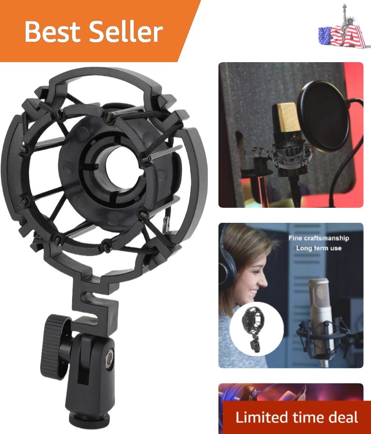 Shock Mount for C2000, C3000, C4000, C214, C314, C414, ABS Mic Boom Arm Holde…