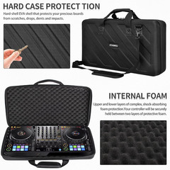 Lightweight Molded Hard Shell EVA Storage Carrying Case, Fits Pioneer DDJ 1000,