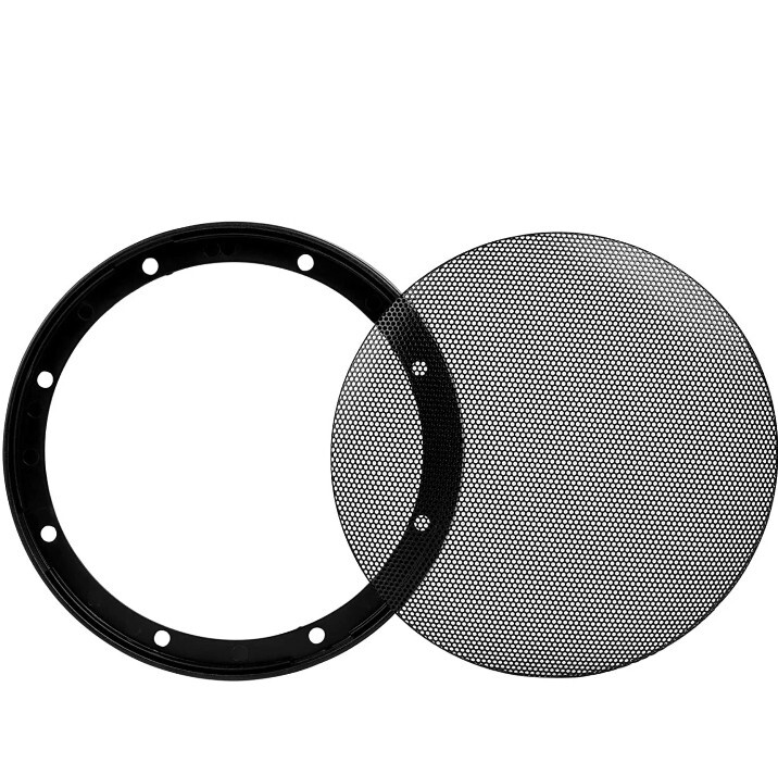 6.5″ Speaker Grill – 6-1/2″ Steel Mesh with Plastic Mounting Ring -2-Piece new