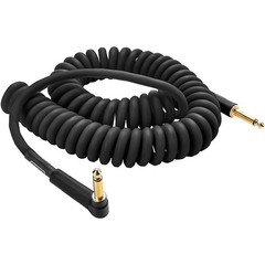 MXR 15′ Coil Instrument Cable Straight to Angle 15 ft. Black