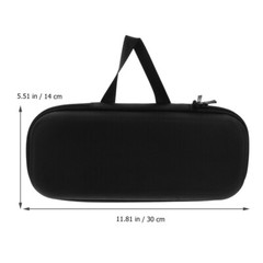 1PC Microphone Case Microphone Storage Box Wireless Microphone Storage Bag Black