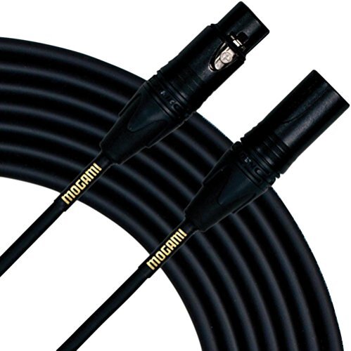 Mogami Gold Studio XLR Female to XLR Male Microphone Cable (Black, 15′)