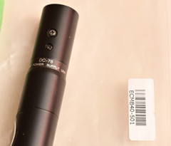 Sony ECM Omnidirectional Lavalier Microphone & DC-78 DC Supply XLR 4-Pin Adapter