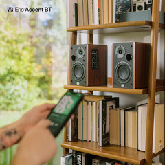 Eris 60W Bluetooth Bookshelf Speakers – Studio Monitors with Remote & Sub Out