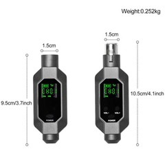 Wireless Microphone Converter XLR Transmitter System For Dynamic Microphone