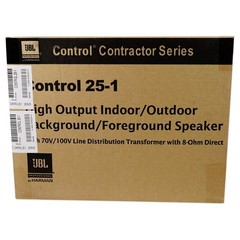 (2) JBL Control 25-1 5.25″ 30w 70v Wall-Mount Commercial Restaurant/Bar Speakers