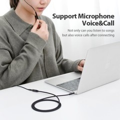 3.5mm Jack Headphone Extension Cable AUX Audio Cord Stereo Male to Female PC TV