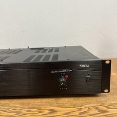 Crown 180A Power Amplifier w/Rackmount Ears 80W