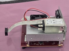 Biamp AudiaFlex CM-1 CobraNet Card 380-0647-90C with Fan & Power Input Module