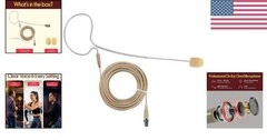 PRO On-Ear Omnidirectional Wireless Headset Microphone – Beige Skin Tone