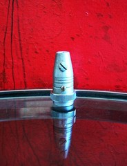 Vintage 1940’s Shure 3 pin male Amphenol microphone cable connector 55 55S # 1