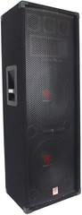 RSG12.2 Dual 12″ Passive Dj/Pro Audio PA Speaker, 2000W Peak/1000W RMS, 3-Way 8-
