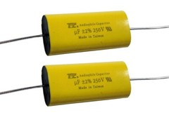 2 MB Acoustics replacement Drivers for ALTO TS310 312 315 +2 TMC Audiophile Caps
