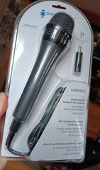 Singing Machine SMM-205 Unidirectional Dynamic Karaoke Microphone 10 Ft. Cord