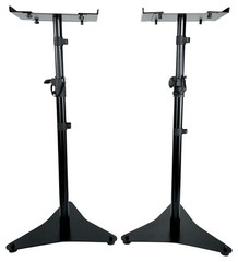 (2) Rockville APM8C 8″ 500w Powered Studio Monitors Speakers+Adjustable Stands