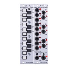 DOEPFER A-173-1-2 MICRO KEYBOARD – MANUAL GATE MODULES : NEW : [DETROIT MODULAR]