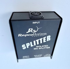 NIB Rapco Horizon MS-1 Isolated Mic Splitter W/ Ground Lift Switch