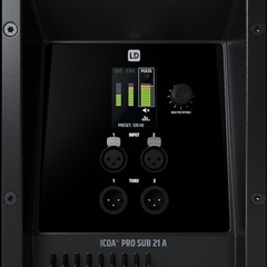 LD System ICOA PRO SUB 21 A 3000W 21″ DSP Subwoofer,136dB SPL,29Hz Low-End Power