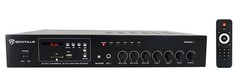 Rockville Commercial Amplifier+3) Black Pendant Speakers For Restaurant/Bar/Cafe
