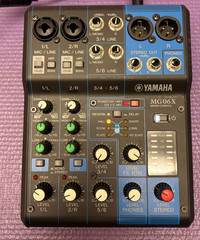 Yamaha MG06X Channel Mixer with Effects