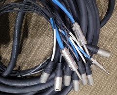 🔥75′ RAPCO-8 CHANNEL POWER SERIES SNAKE-FOR POWERED MIXERS-NICE-FREE SHIPPING!