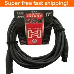 Hosa Pro Microphone Cable HMIC-020 (20 Feet) , REAN XLR3F to XLR3M, 20 ft Black
