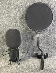 Excelvan Studio Microphone Pop Filter Double Layer Shield Used 38902